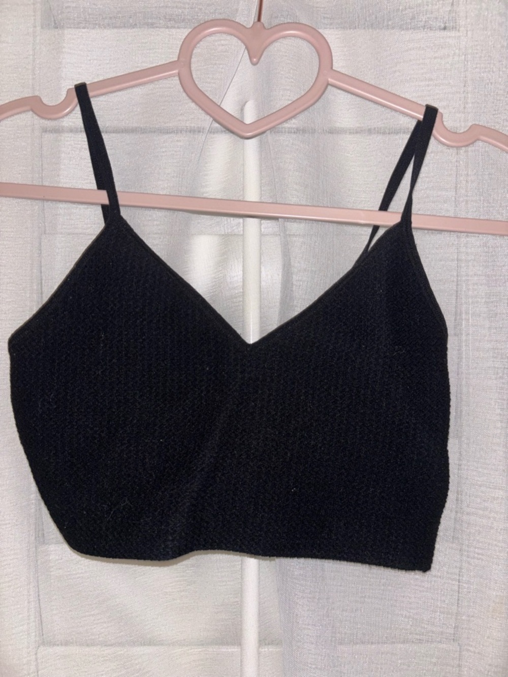 Bozzolo Black V-Neck Knit Cami